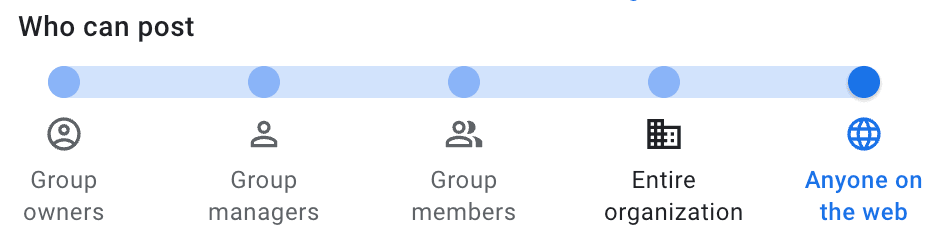 Slider set to "Anyone on the web"
