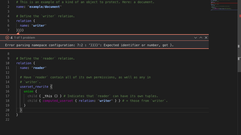 Monaco Editor with our error markers
