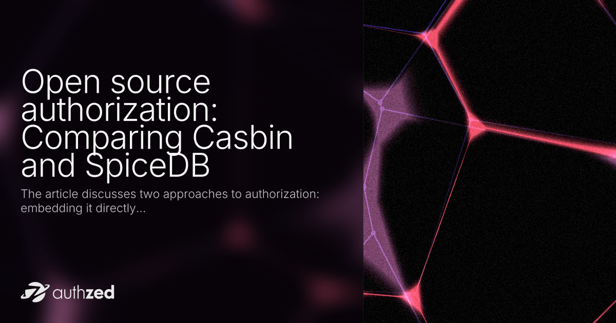 Casbin authorization: definition, pros and cons, and alternatives.